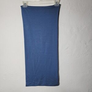 Pure Essence Tube scarf‎ Women OS Blue New Bamboo Rayon Blend Made in Canada
